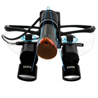 4x-6x 렌즈와 40,000 루멘이 있는 돋보기 ZT