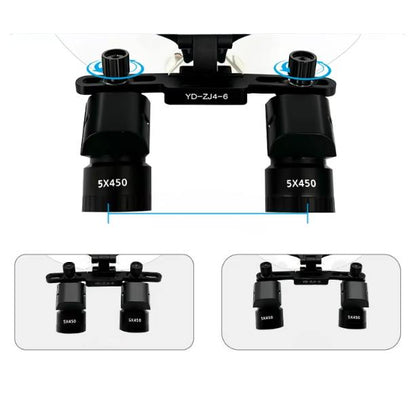 4x-6x 렌즈와 40,000 루멘이 있는 돋보기 ZT