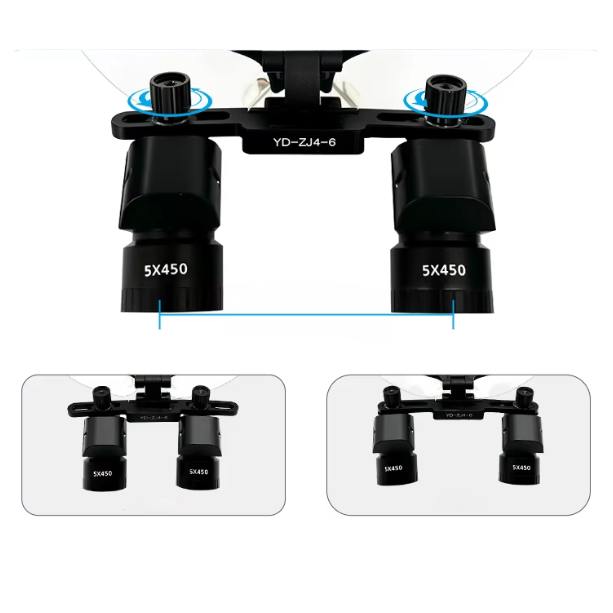4x-6x 렌즈와 40,000 루멘이 있는 돋보기 ZT