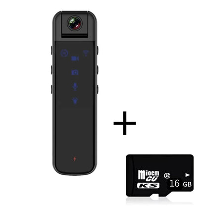 오래가는 풀 HD 주머니용 작은 카메라