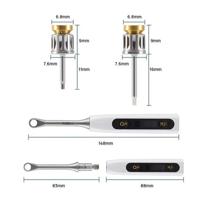 치과용 전동 토크 키트 유니버설 (16개 팁 + 케이스)
