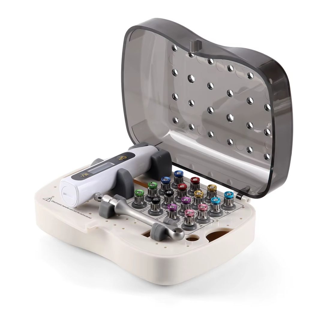 치과용 전동 토크 키트 유니버설 (16개 팁 + 케이스)