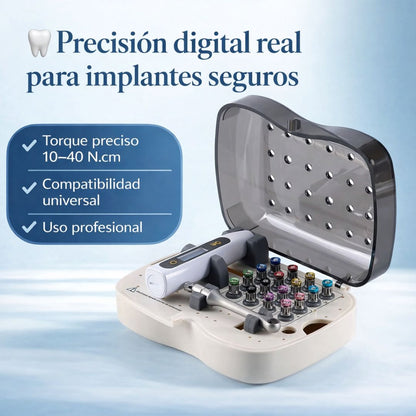 치과용 전동 토크 키트 유니버설 (16개 팁 + 케이스)