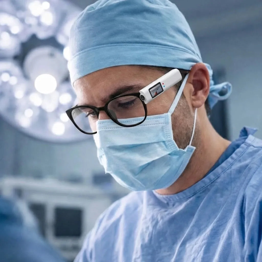 루페 및 도수 안경용 2.7K 미니 1인칭 시점 카메라