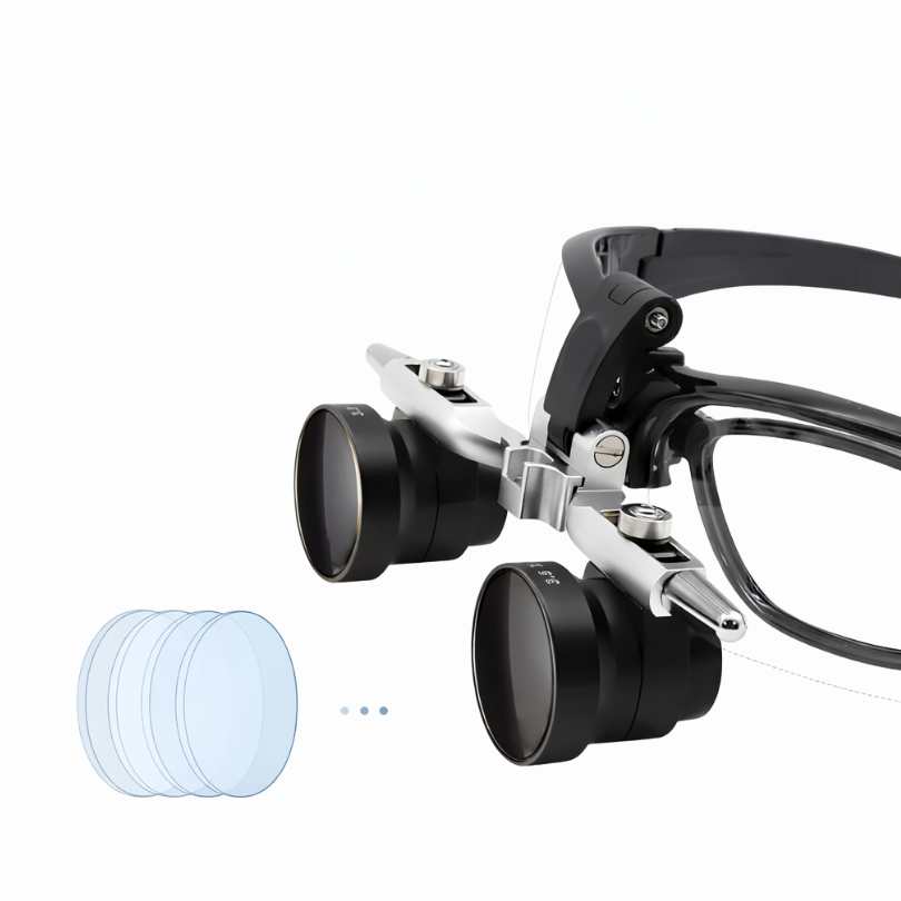 인터피필러 조절 기능이 있는 T1 돋보기와 헤드라이트