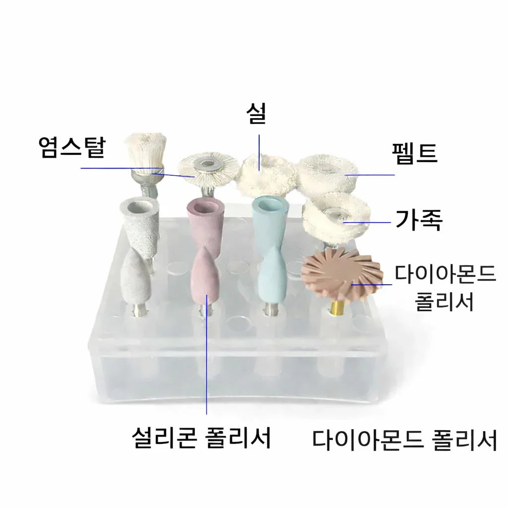 [locale:ko] 12 piezas para pulido dental