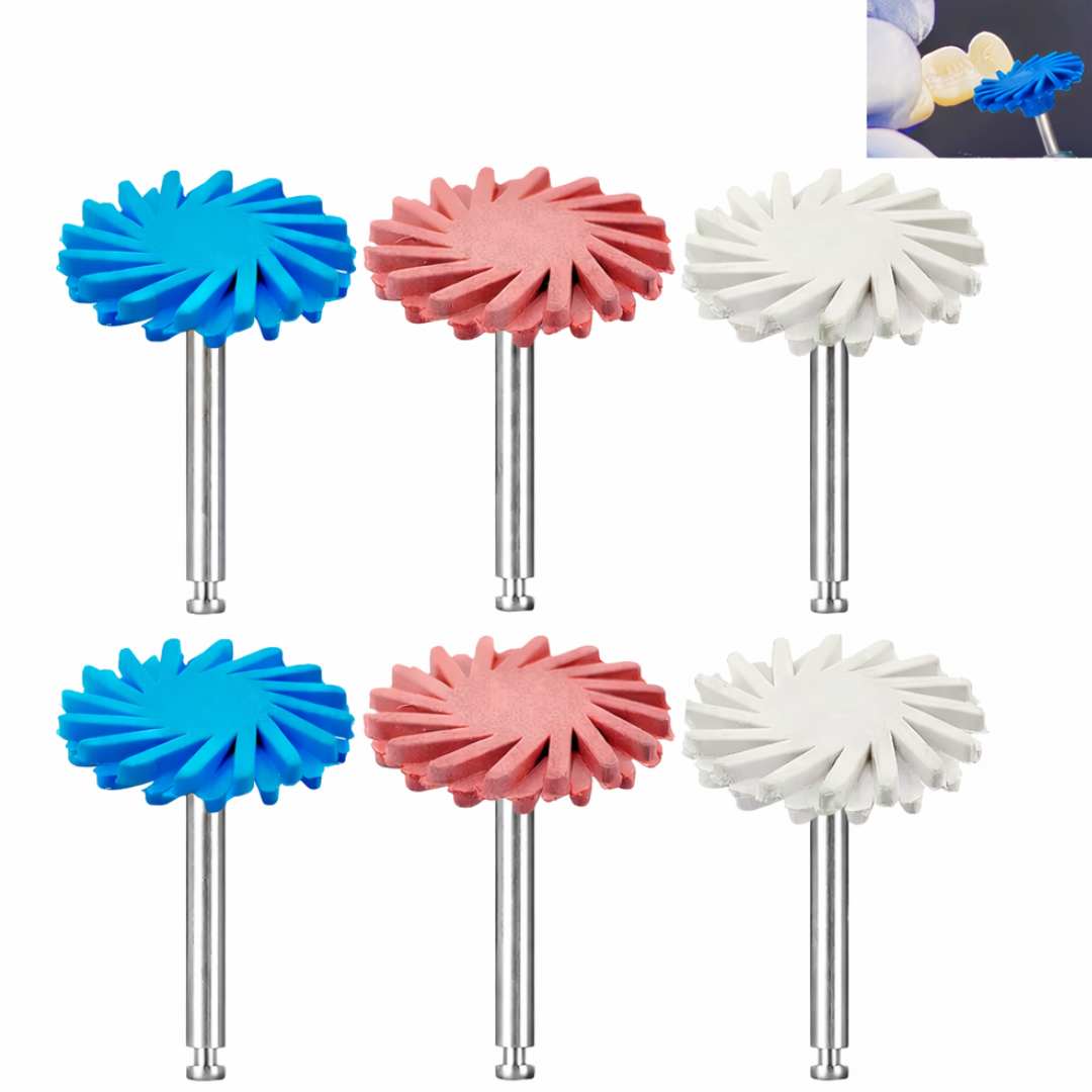 레진 및 도자기용 다이아몬드 연마 시스템 RA (저속) – 6개 세트