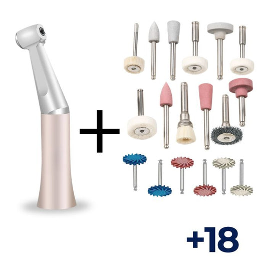 저속용 콘트라 앵글 + 연마용 18종 세트