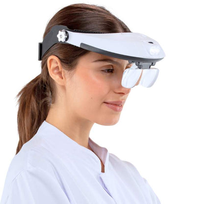 5개의 다른 확대와 2개의 조절 가능한 LED가 포함된 Z1 돋보기