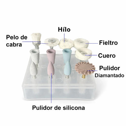 치과용 연마용 12개 세트 – 저속 콘트라앵글