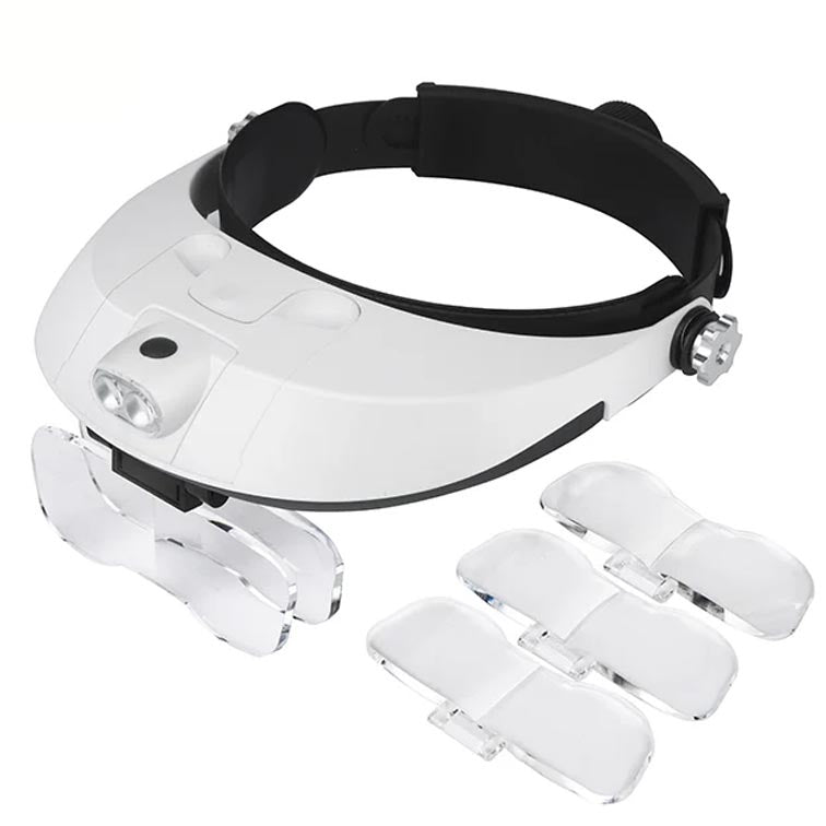 5개의 다른 확대와 2개의 조절 가능한 LED가 포함된 Z1 돋보기